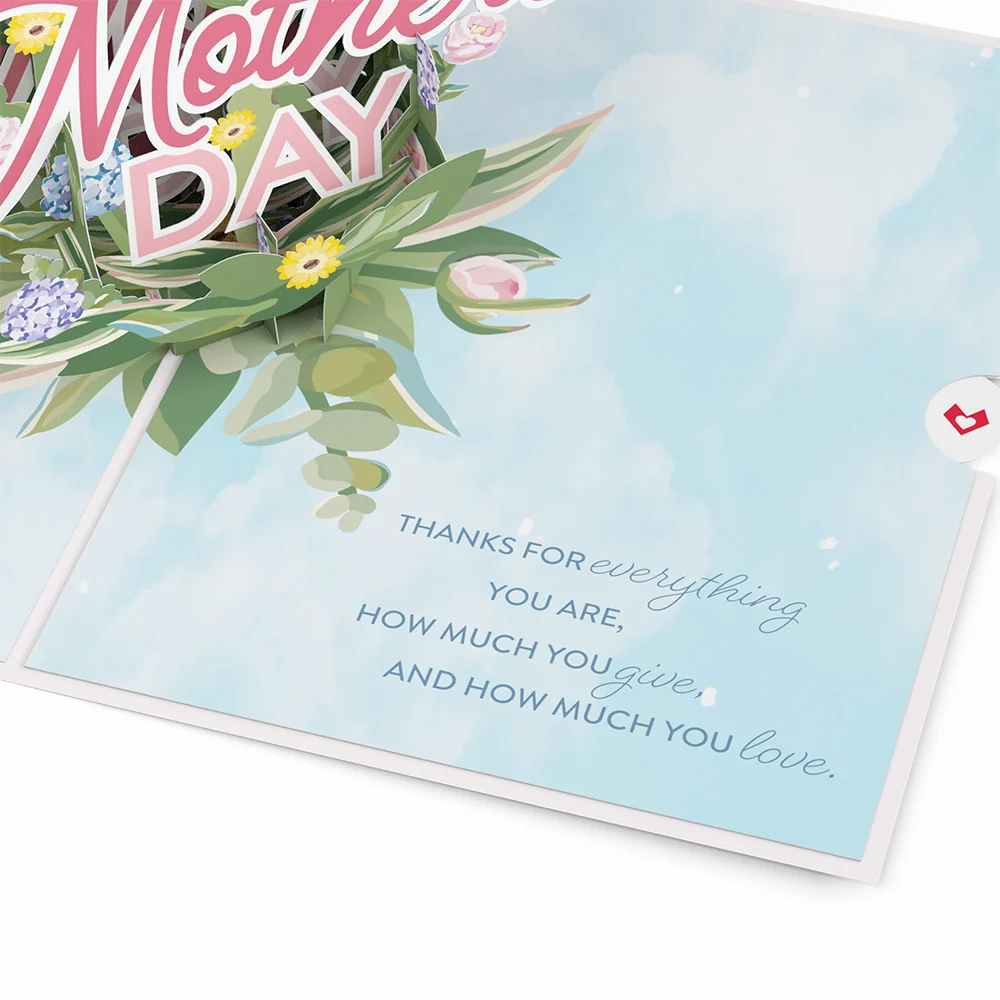 Lovepop To My Wife Hydrangea Pop-Up Card - Image 2
