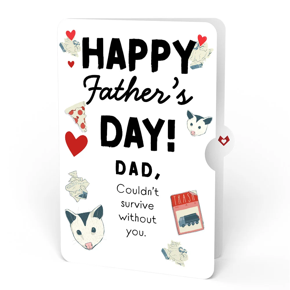 Lovepop Life Without You Is Trash Possums Father’s Day Pop-Up Card and Messy Possums Sentiment Set for Dad - Image 4