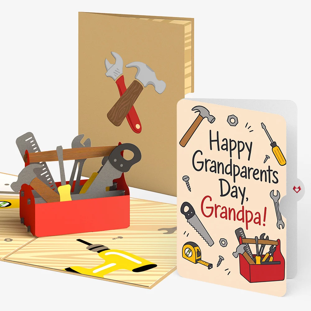 Lovepop Toolbox Pop-Up Card and Grandparents Day Sentiment Set