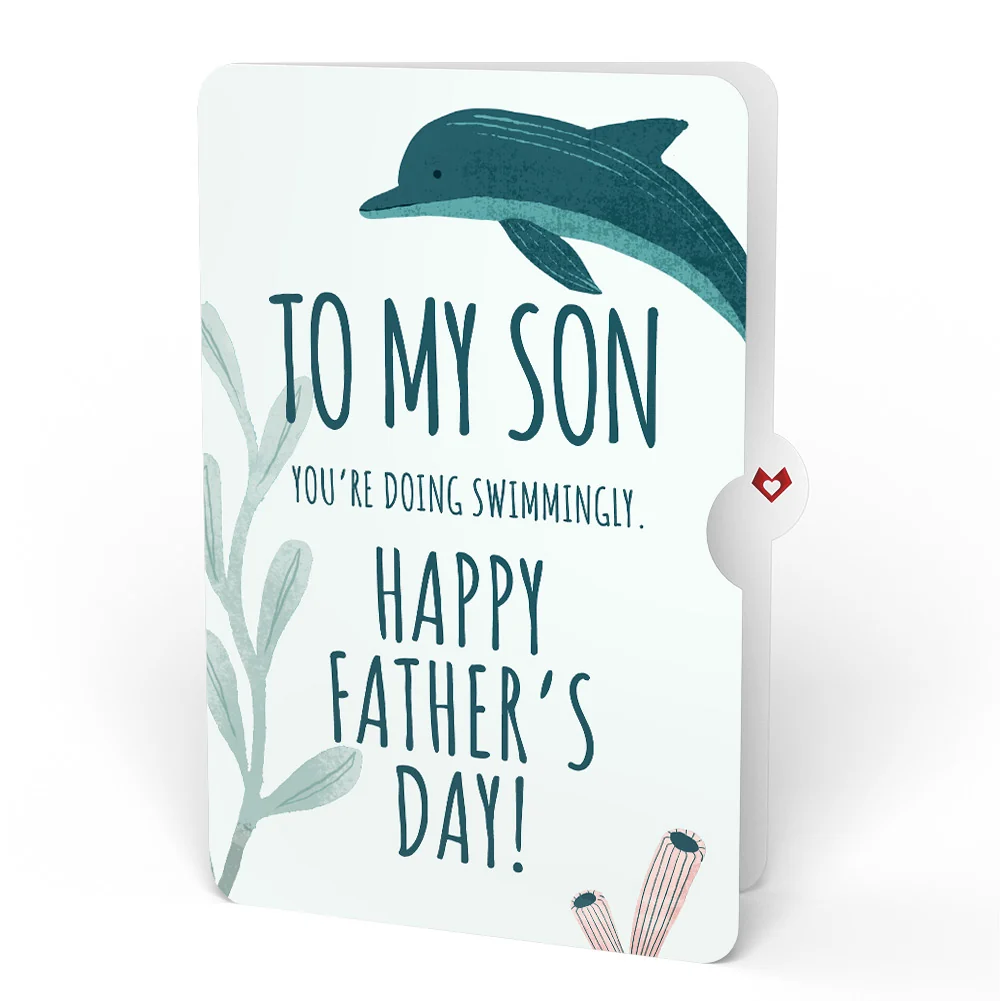 Lovepop Coral Reef Wonders Father’s Day Pop-Up Card and Sentiment Set for Son - Image 4