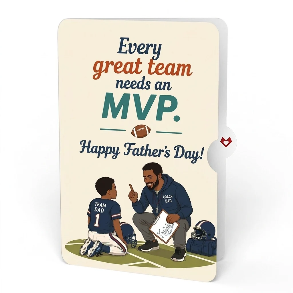 Lovepop Dad's Touchdown Father's Day Pop-Up Card and Sentiment Set - Image 4