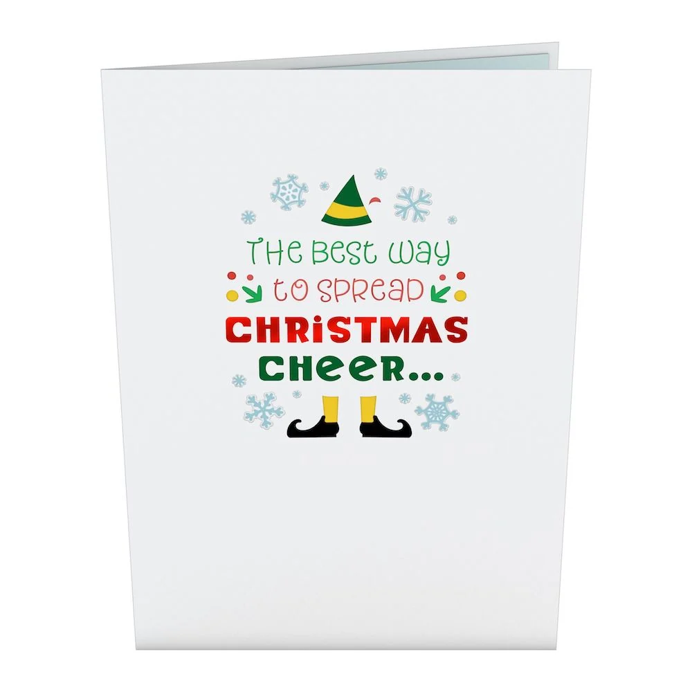 Lovepop Elf Christmas Cheer Pop-Up Card - Image 4