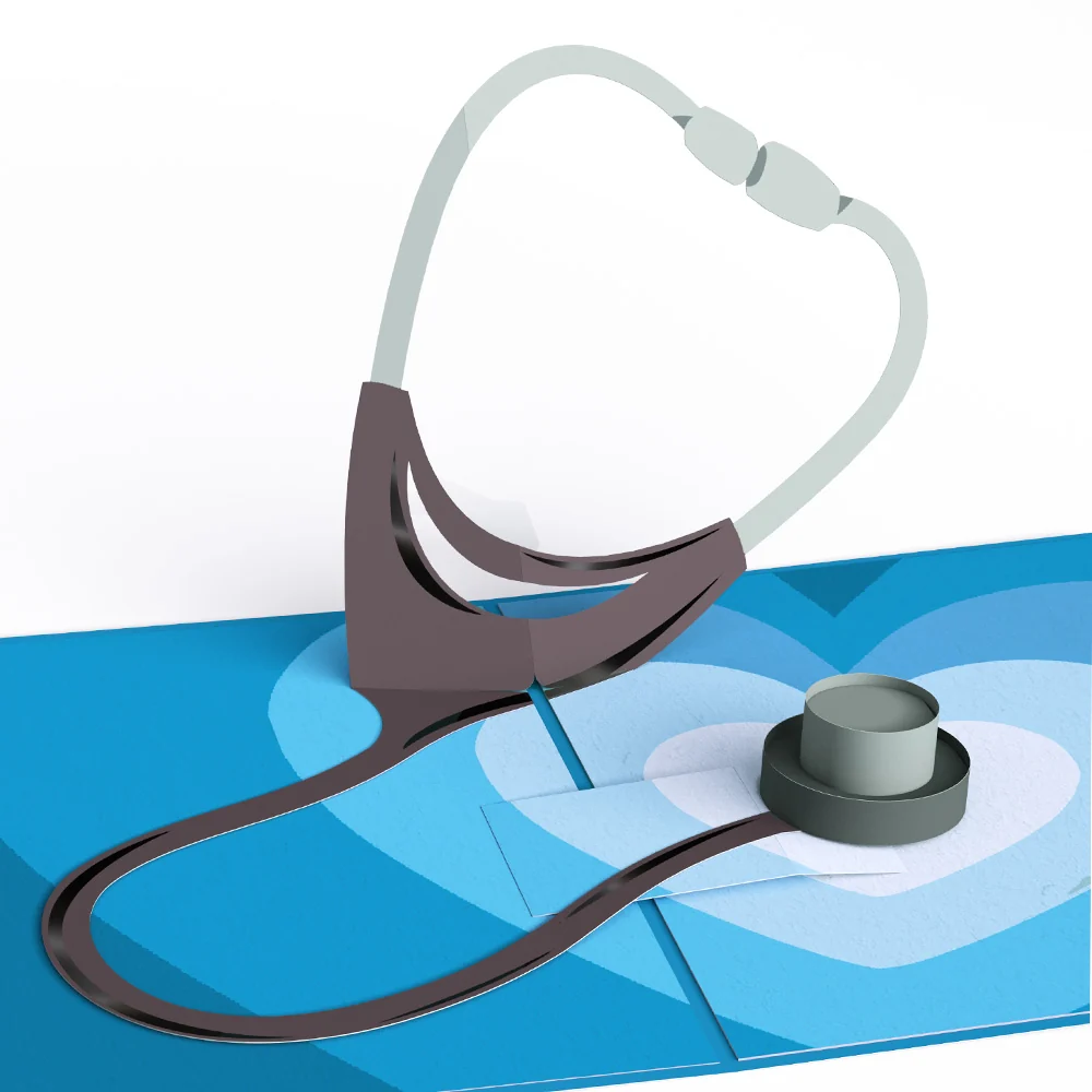 Lovepop Doctor Pop-Up Card Scrub - Image 2