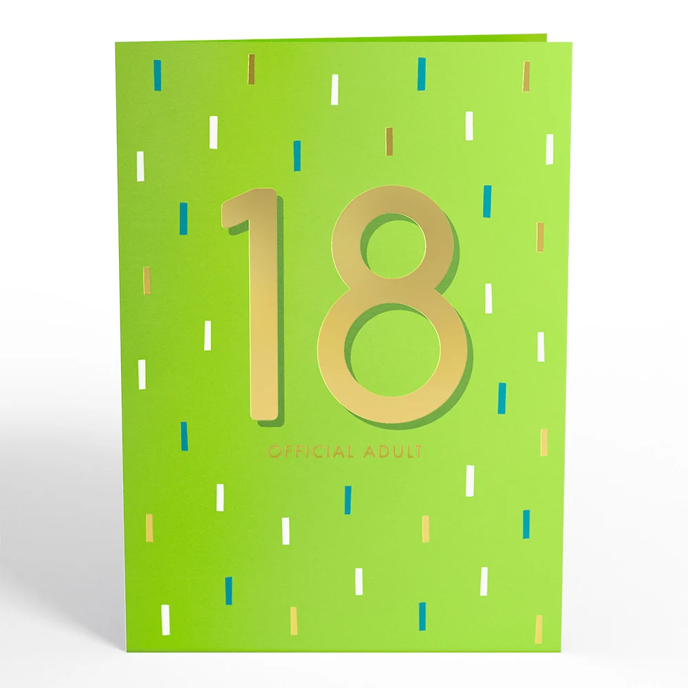 Lovepop Official Adult 18th Birthday Pop-Up Card Candle - Image 4