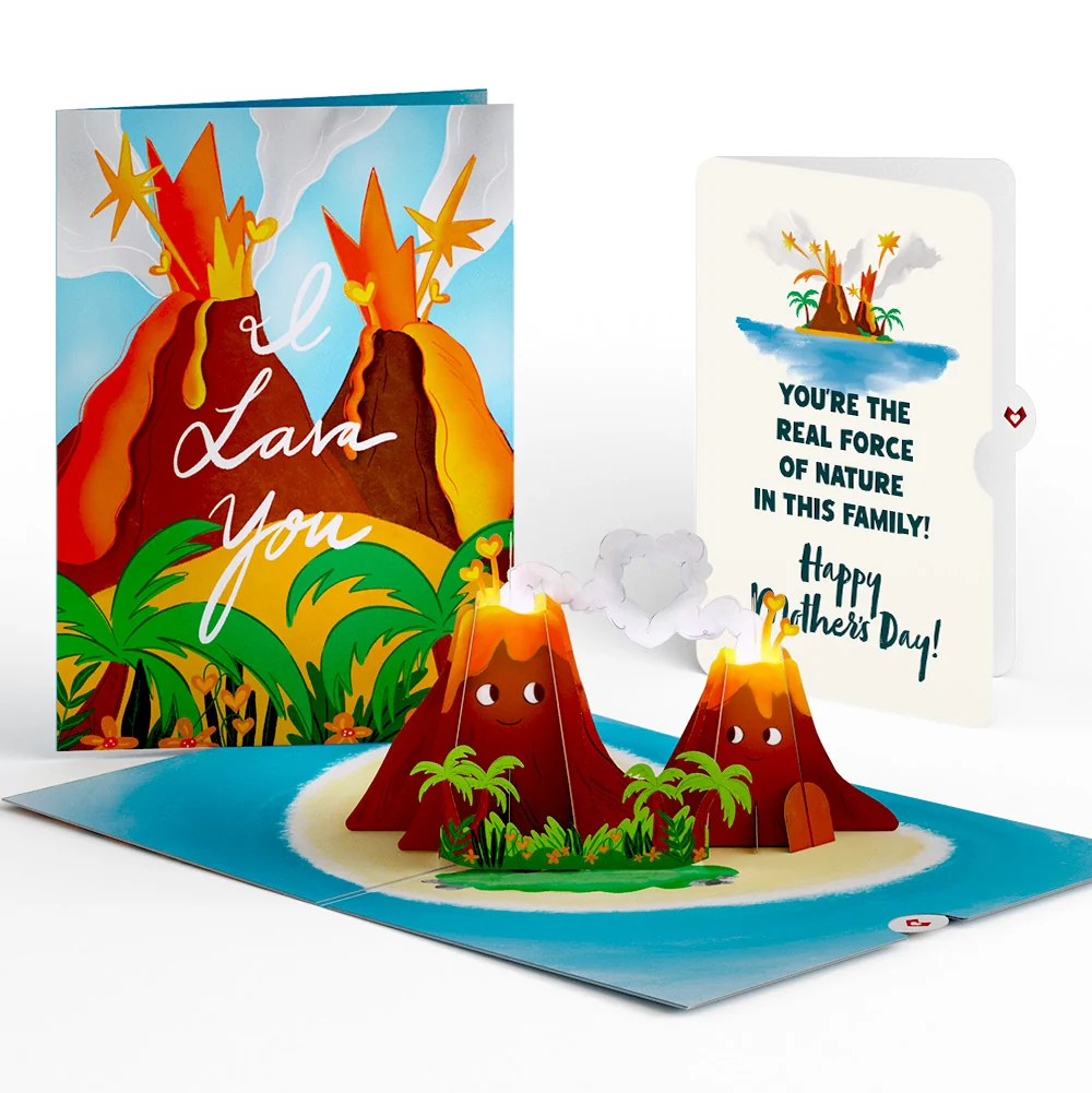 Lovepop I Lava You Mother's Day Light-Up Pop-Up Card and Sentiment Set