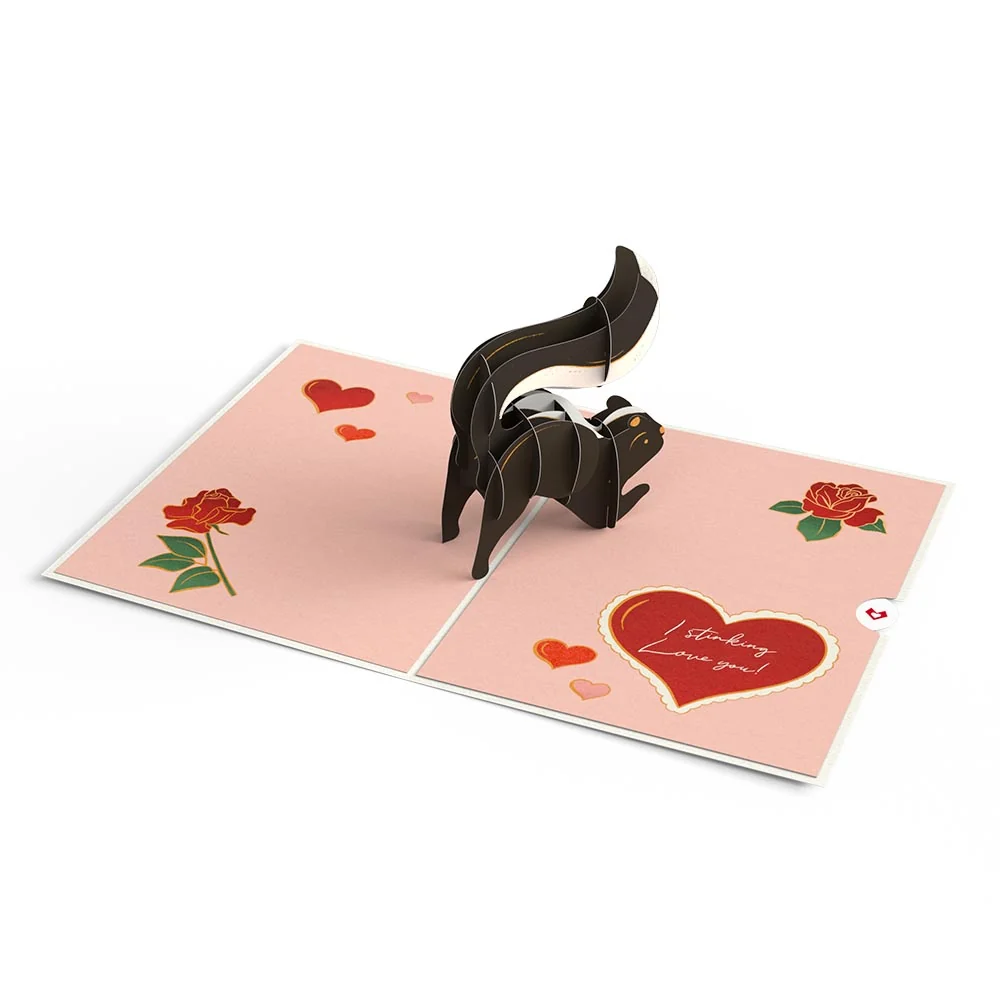 Lovepop Stinking Love You Skunk Valentine Pop-Up Card - Image 5