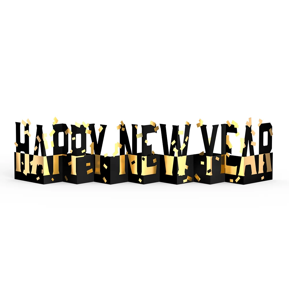 Lovepop Happy New Year Loooooong Card (Expands to 2 feet) - Image 3
