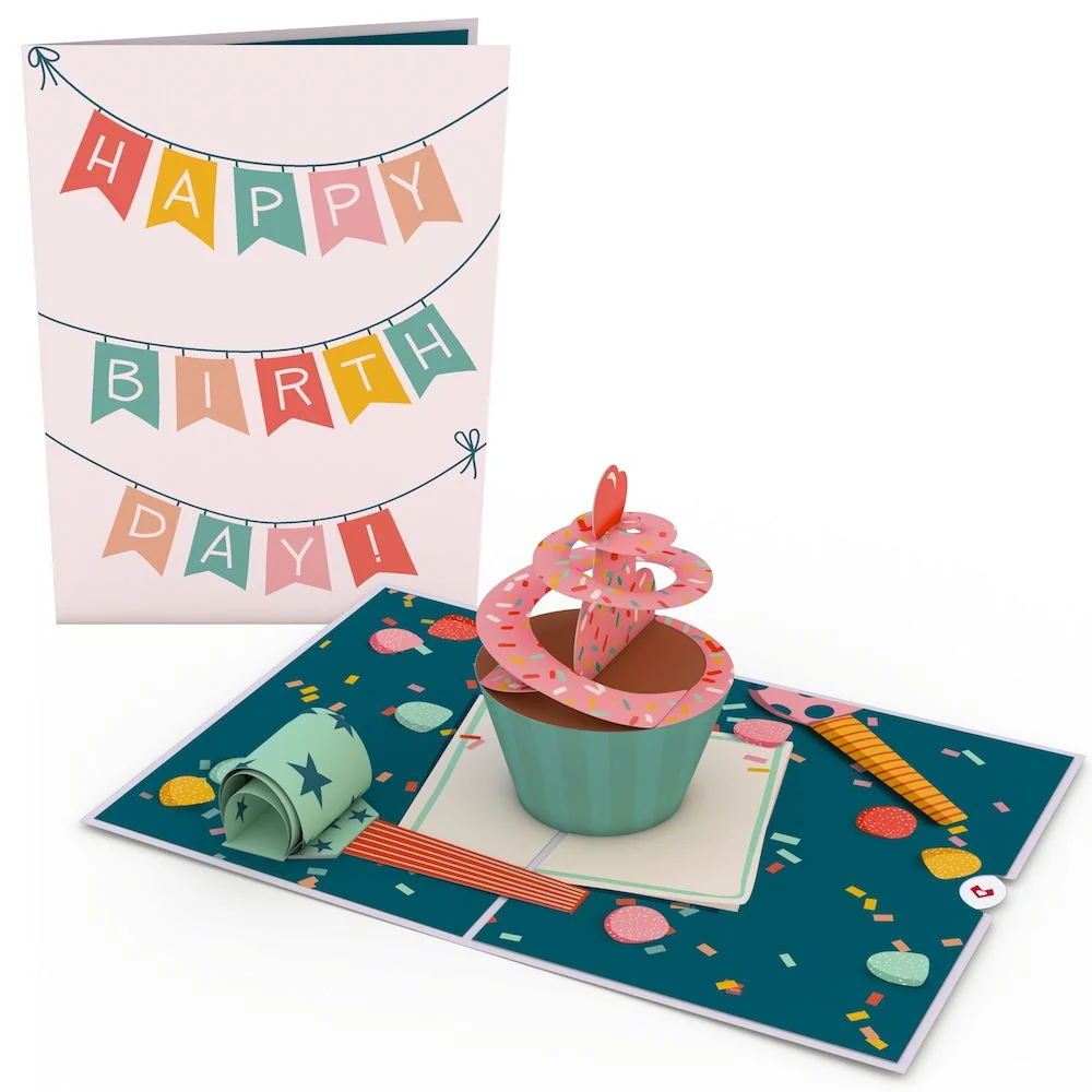 Lovepop Birthday Cupcake Pop-Up Card