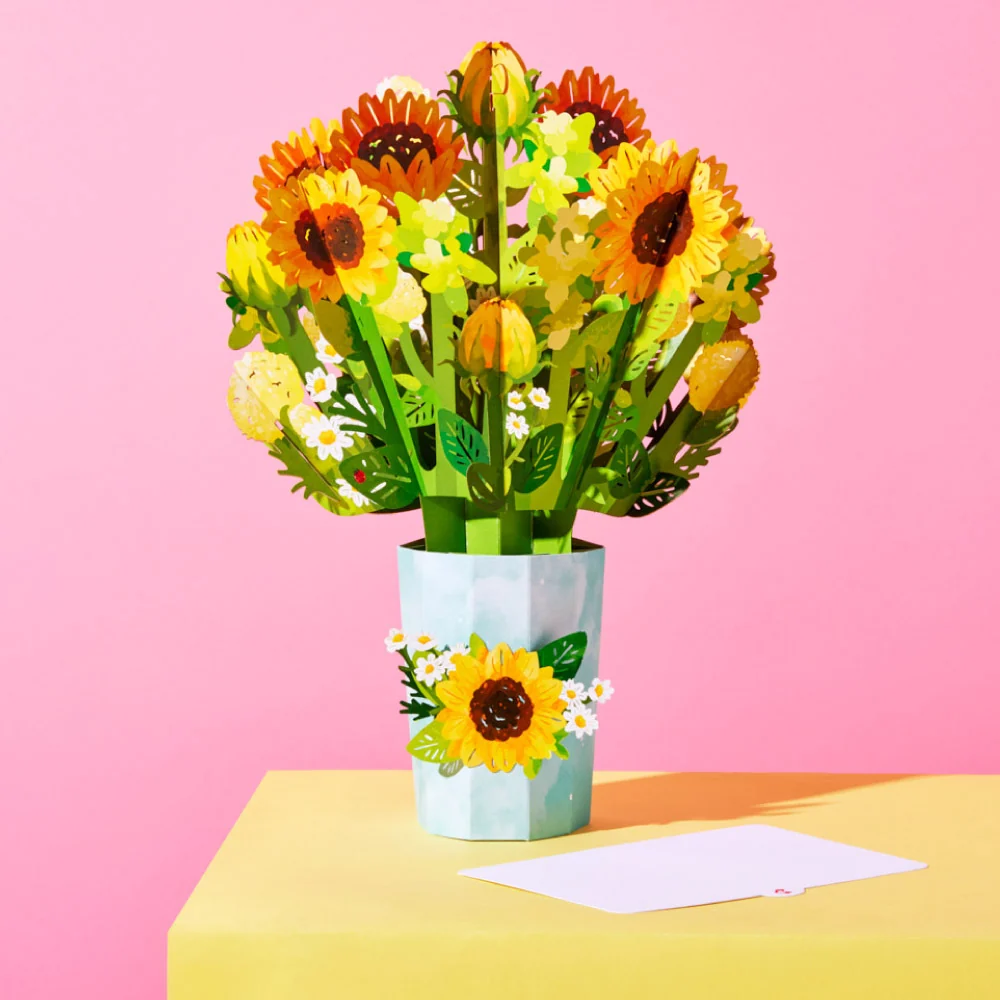 Lovepop Berry Sweet Birthday Suncatcher Card & Pop-Up Bouquet Bundle - Image 12