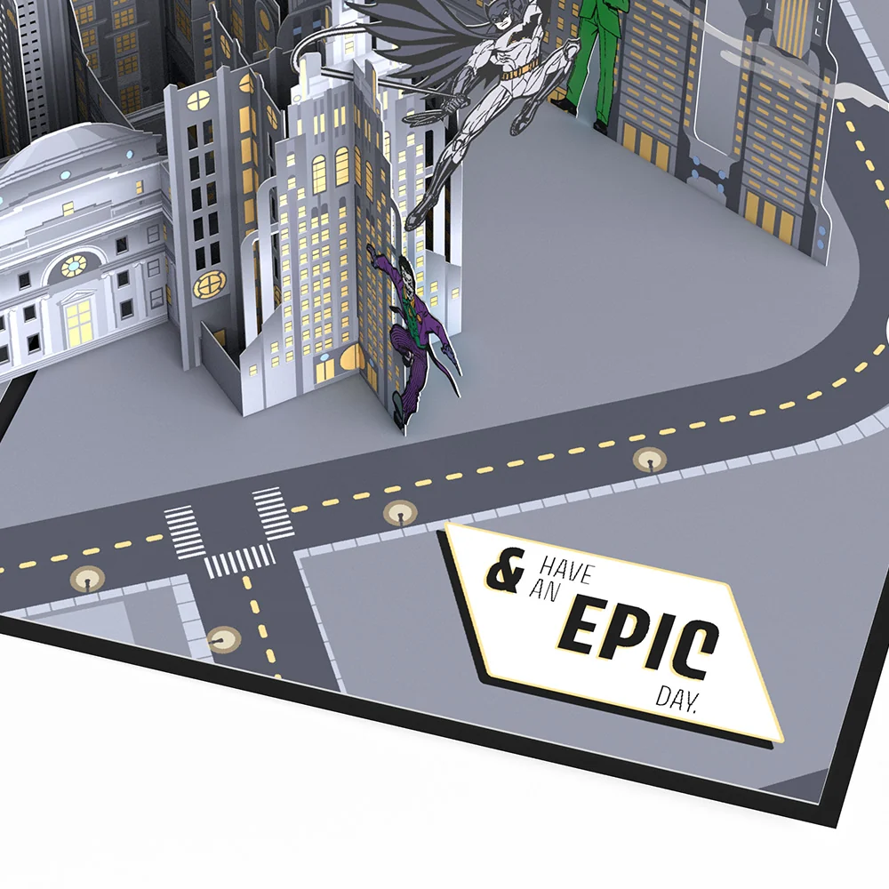 Lovepop Batman Have an Epic Day Pop-Up Card - Image 3
