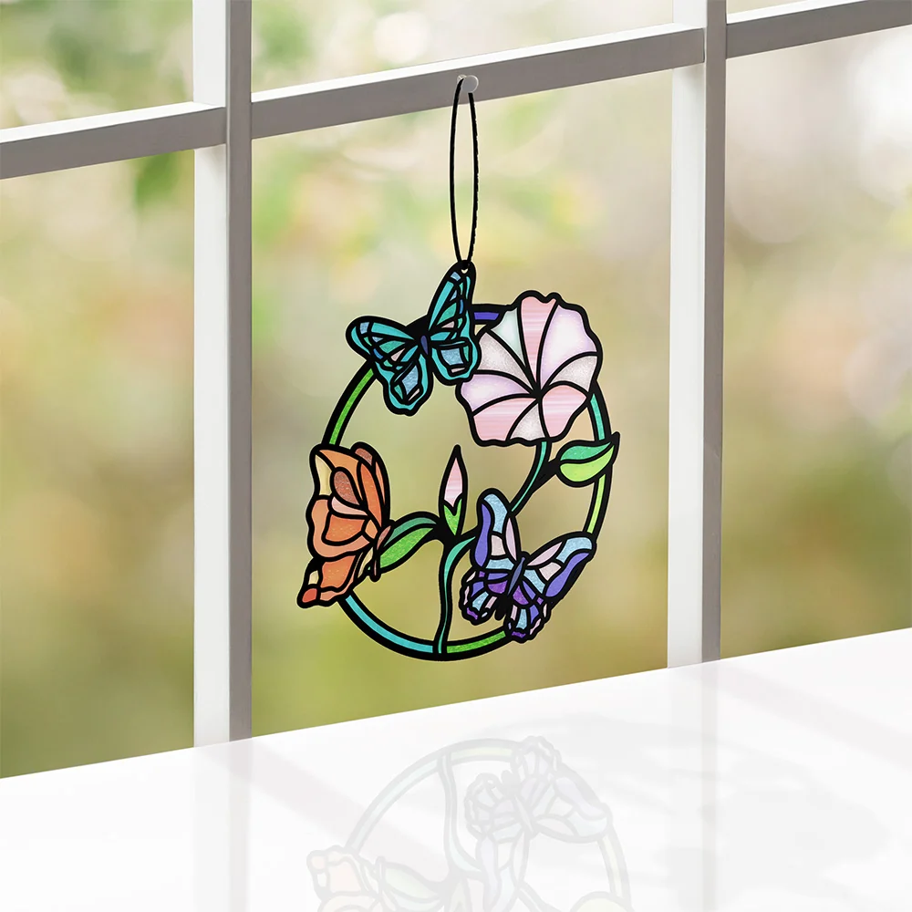 Lovepop Nature's Beauty Butterfly Suncatcher Card