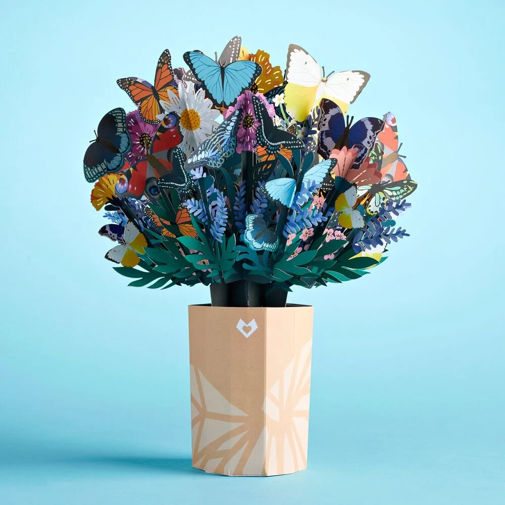 Lovepop Butterfly Bouquet Pot