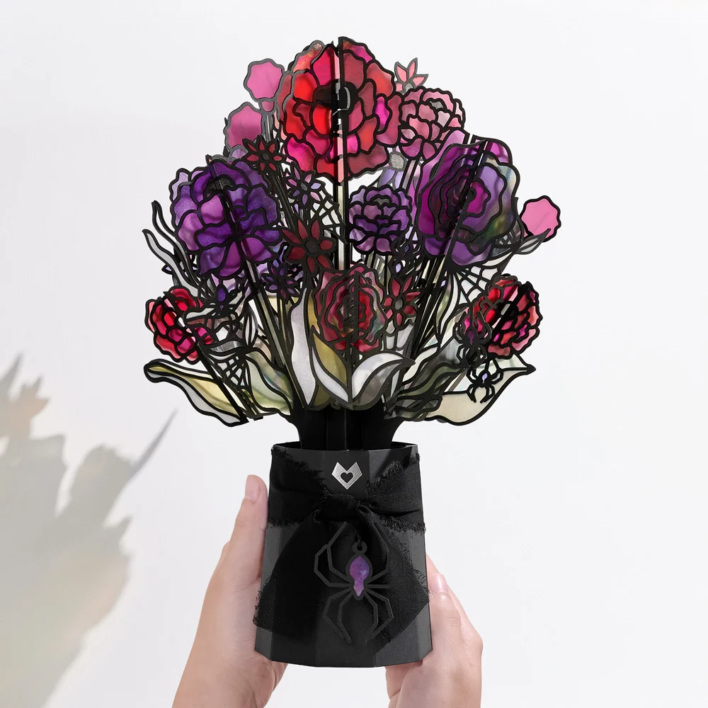 Lovepop Moonlit Amethyst Suncatcher Bouquet Vase - Image 3