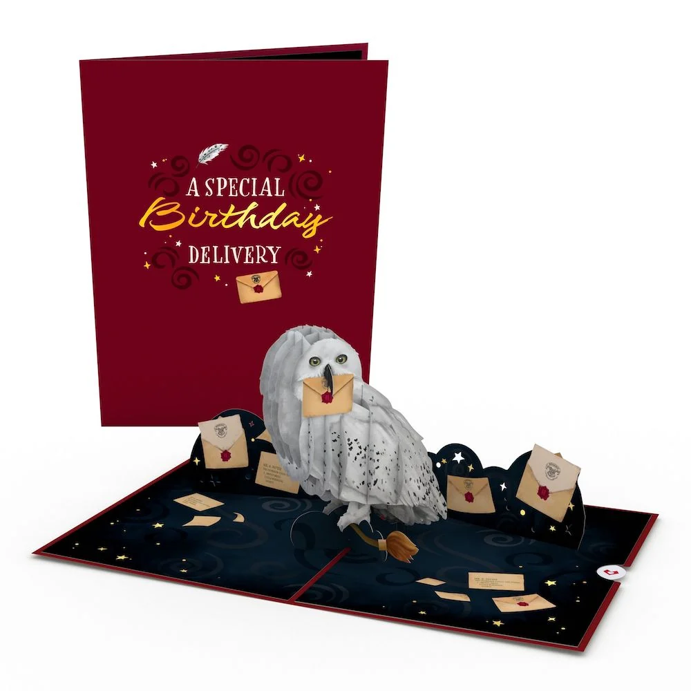 Lovepop Harry Potter Hedwig Birthday Pop-Up Card & Flower Buds Bouquet Bundle - Image 7