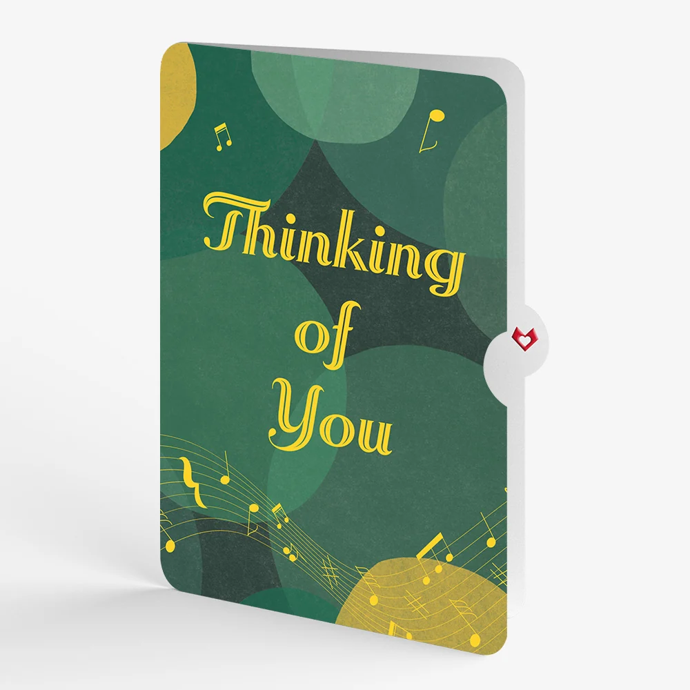 Lovepop Saxophone Thinking of You Pop-Up Card and Sentiment Set - Image 4