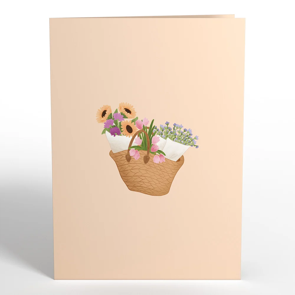 Lovepop Flower Cart Pop-Up Card Basket - Image 4