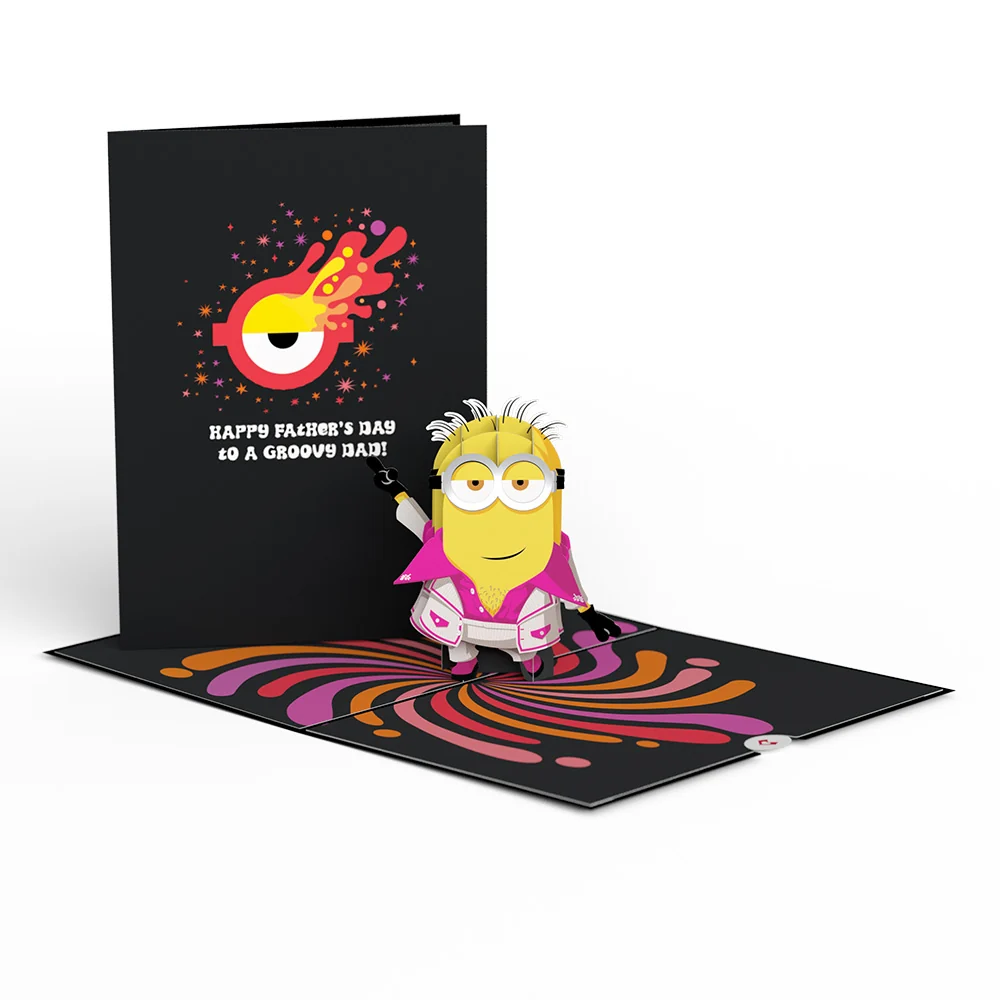Lovepop Minions Groovy Father's Day Pop-Up Card
