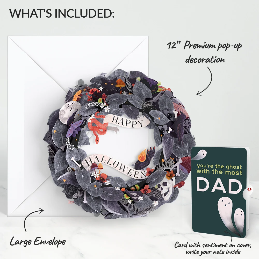 Lovepop Enchantingly Eerie Halloween Wreath and Sentiment Set for Dad - Image 2
