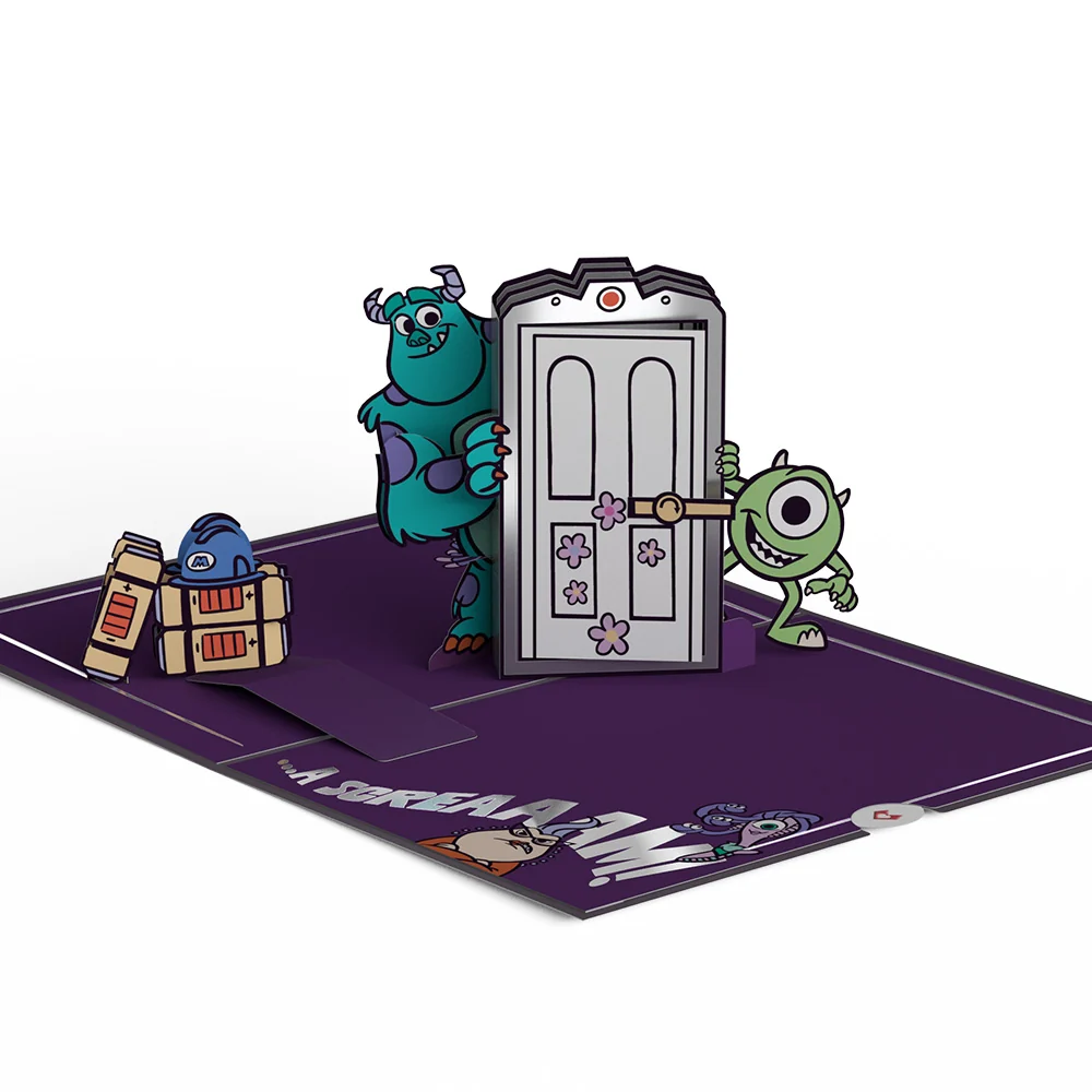 Lovepop Disney and Pixar Monsters Inc. You Make Life a Scream Pop-Up Card - Image 4
