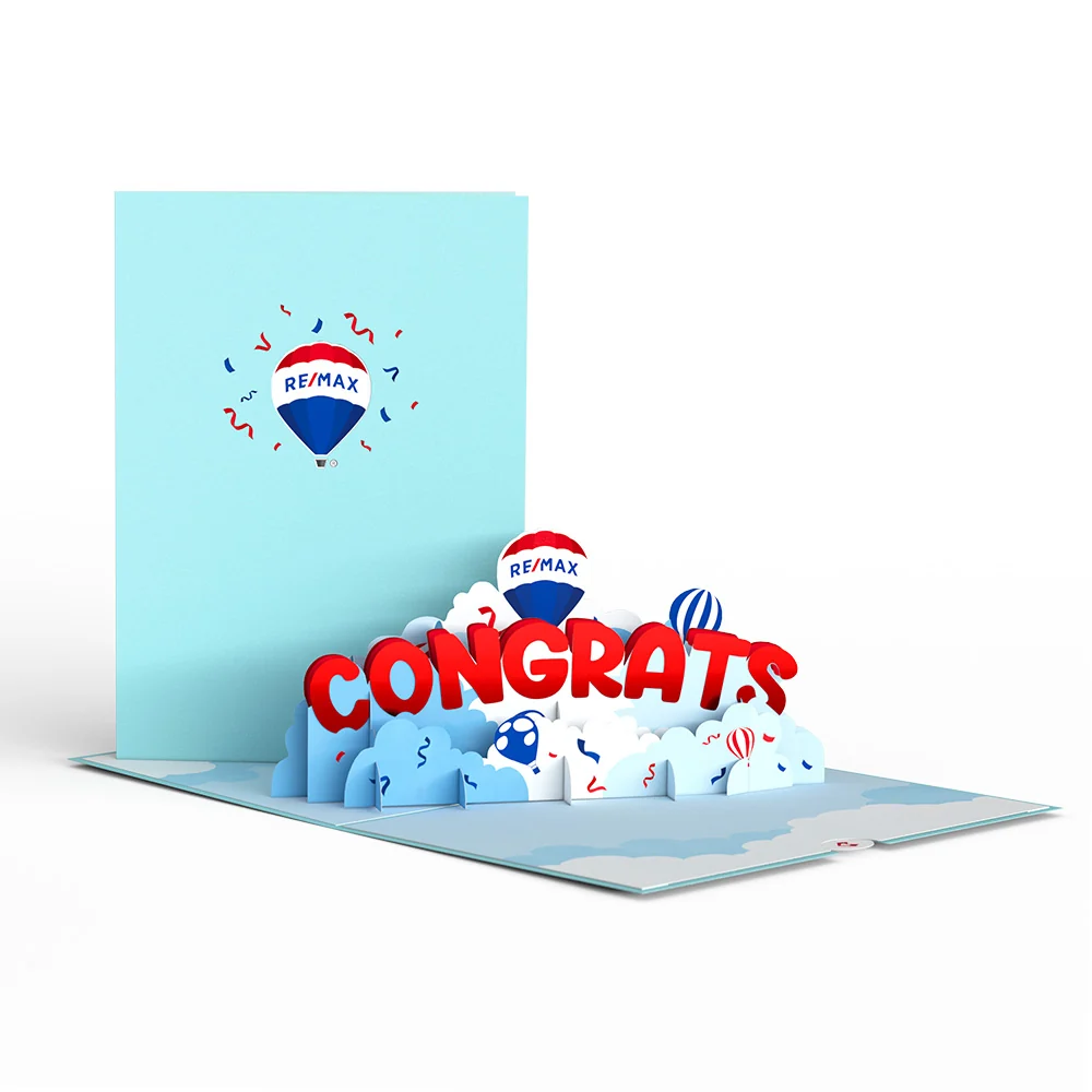 Lovepop Re/Max Congrats Pop-Up Card