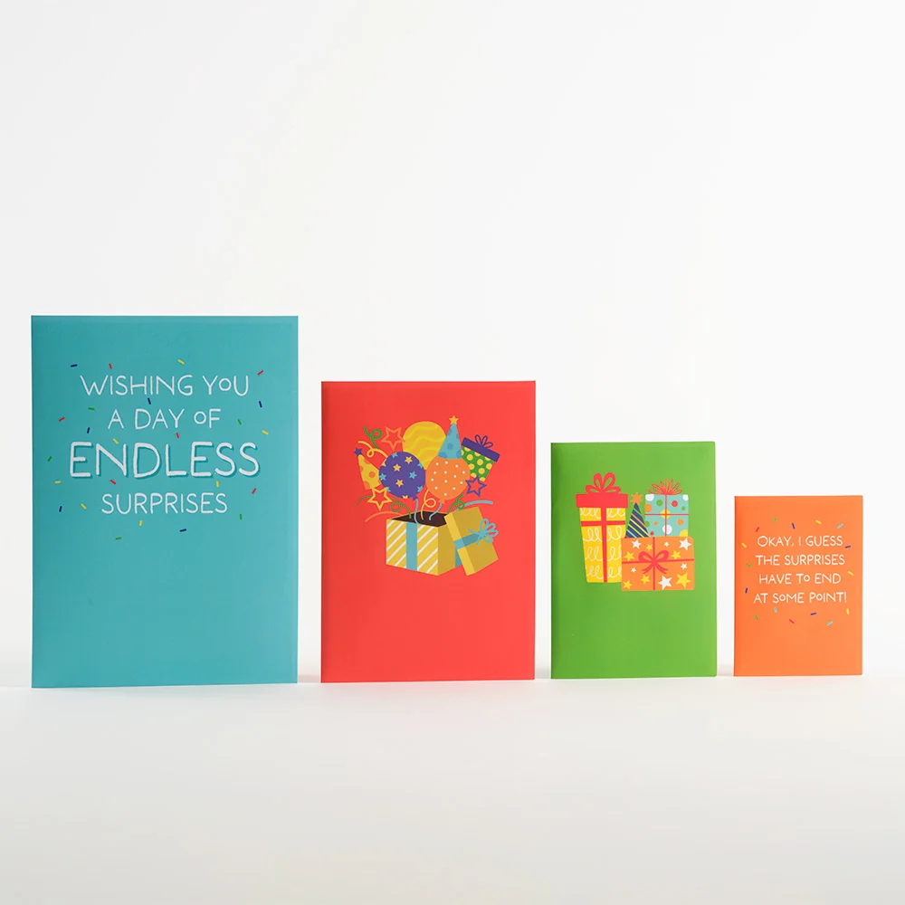Lovepop Happy Birthday Endless Surprises 4-in-1 Nesting Card - Image 2