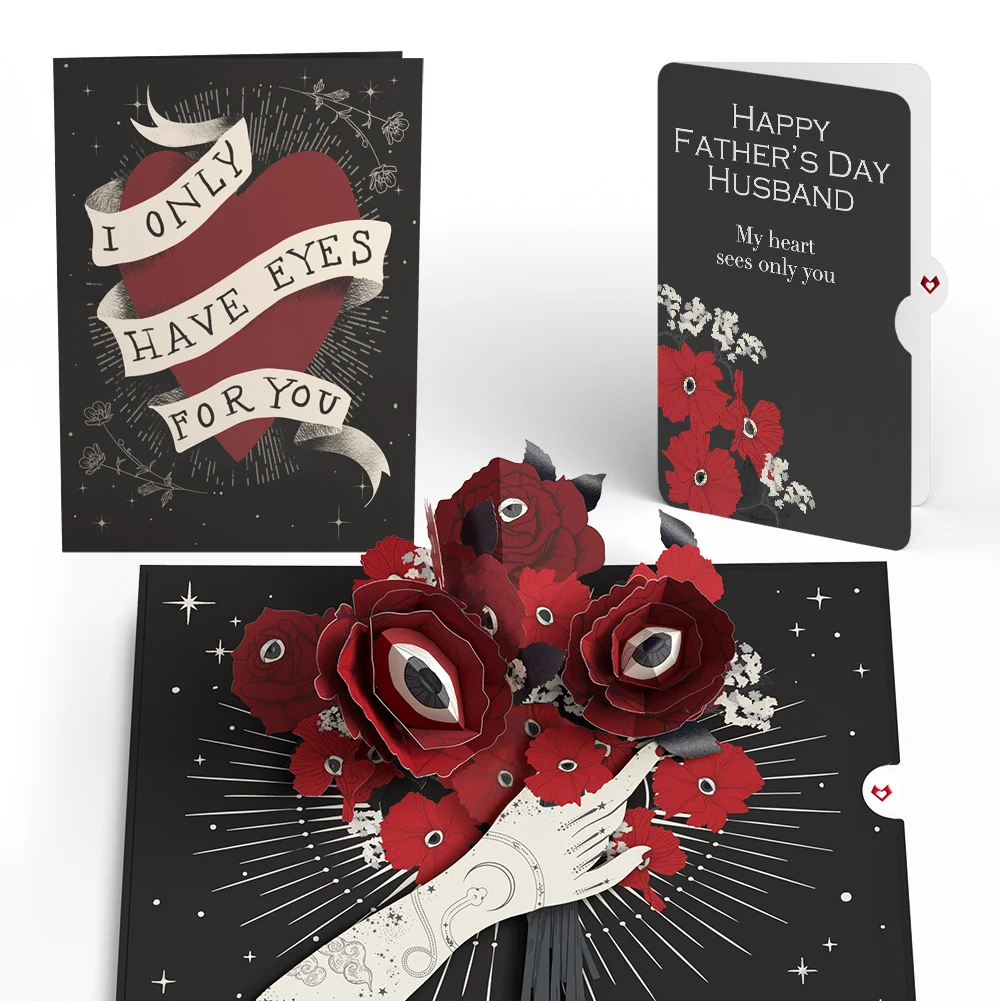 Lovepop Only Have Eyes for You Father's Day Pop-Up Card and Sentiment Set for Husband