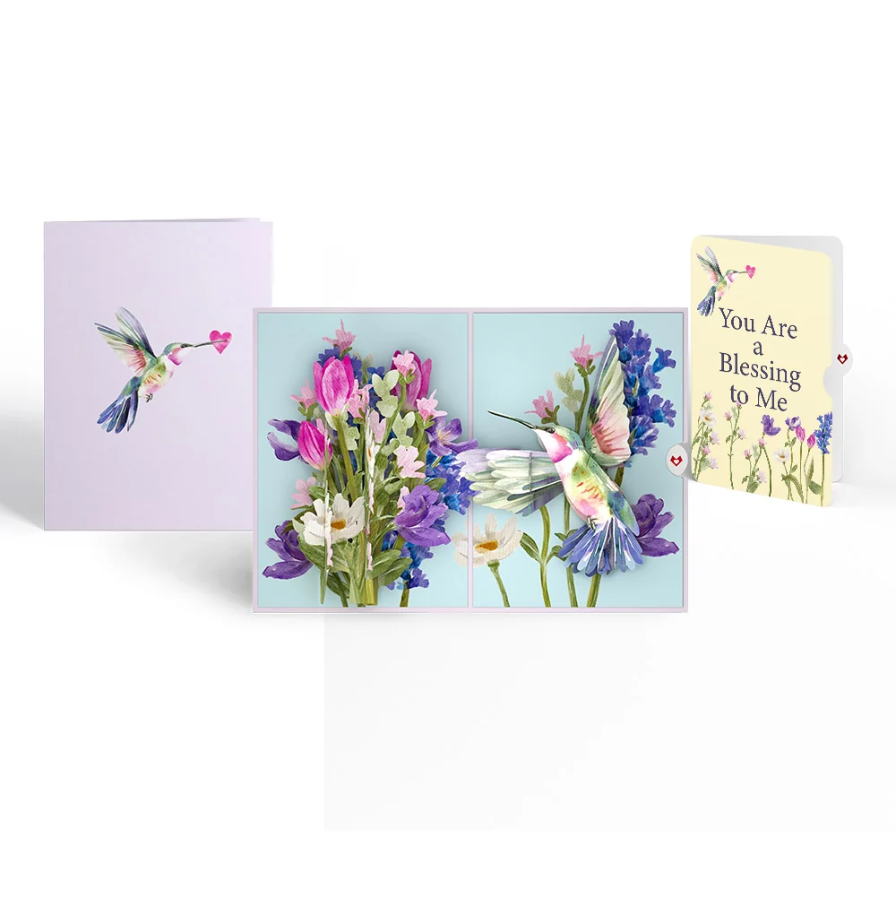 Lovepop Love in Bloom Hummingbird Appreciation Pop-Up Card and Sentiment Set