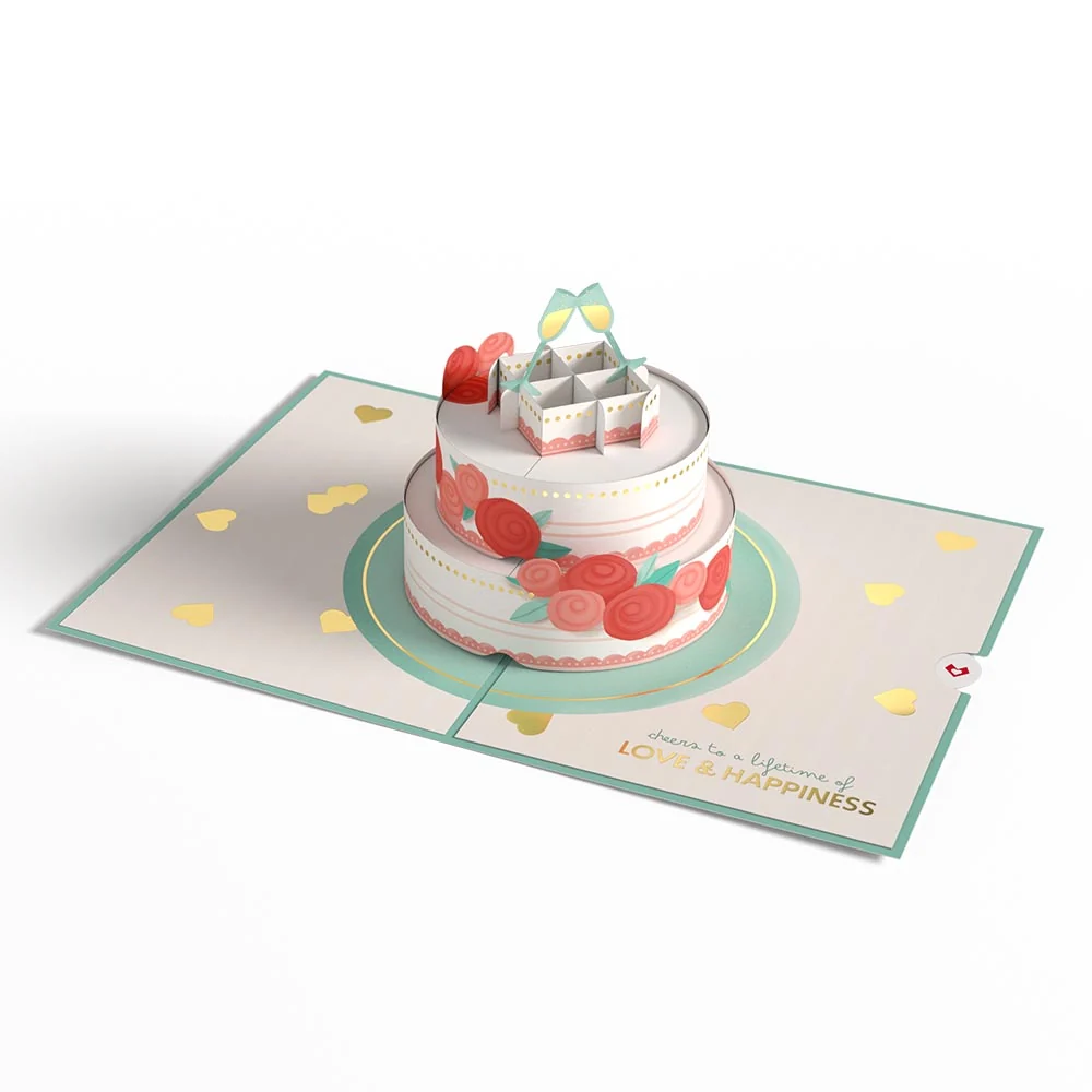 Lovepop Eat, Drink, and Be Married Pop-Up Card - Image 3