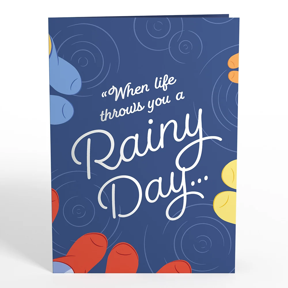 Lovepop Disney's Winnie the Pooh Play in the Puddles Pop-Up Card - Image 5