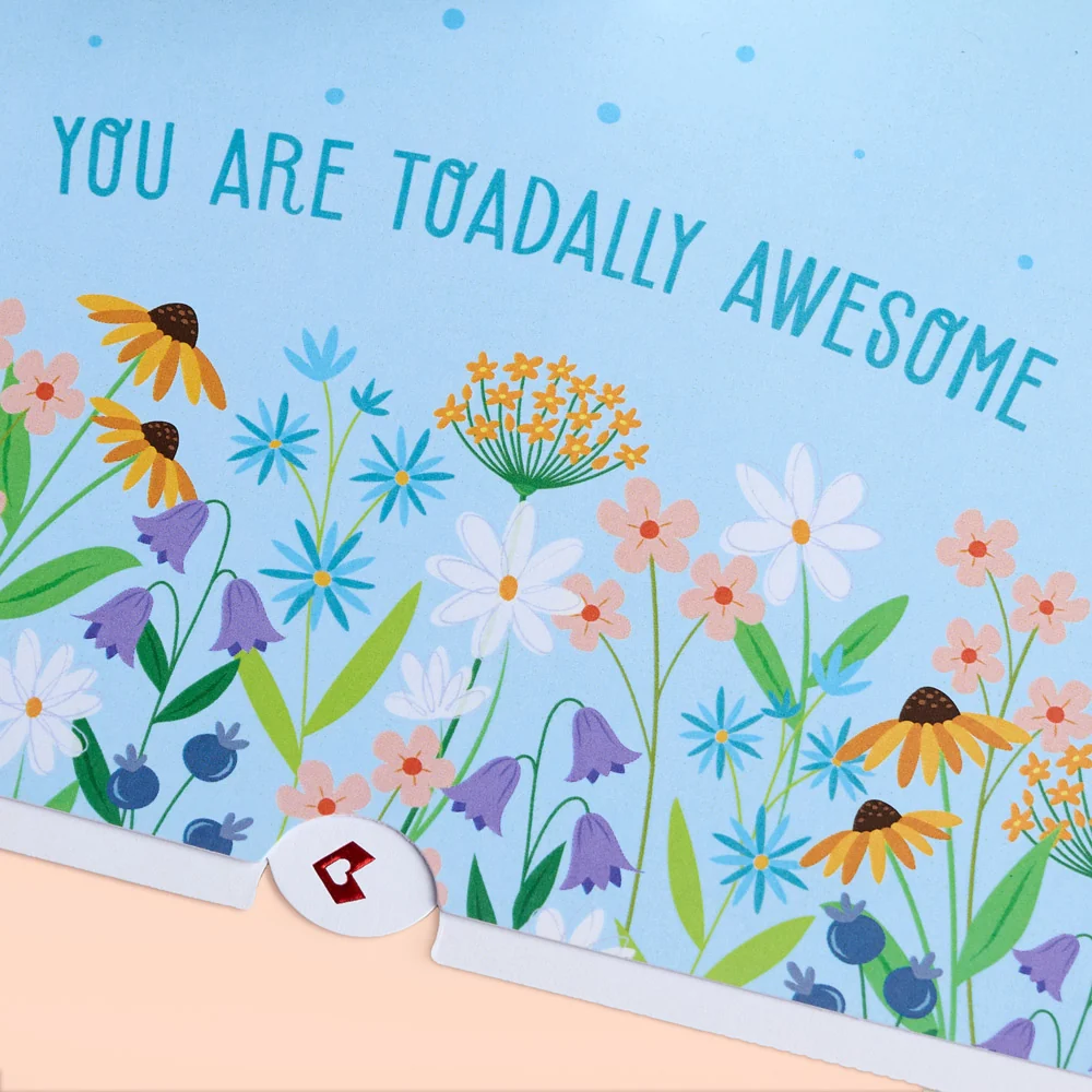 Lovepop ‘Toadally Awesome’ Frog Plushpop Card and Bouquet Bundle - Image 4