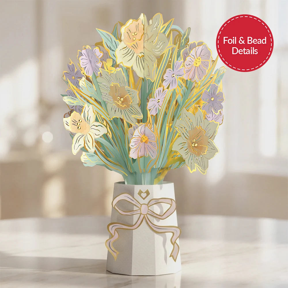 Lovepop Gilded Daffodil Luxe Bouquet