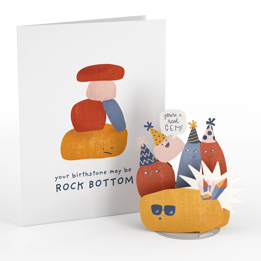 Lovepop Rockbottom Birthday: PopPals Card Scale