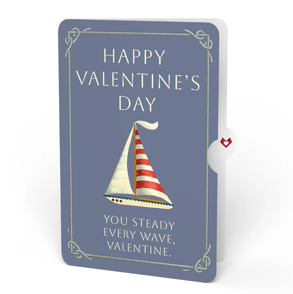 Lovepop Sailboat on the Horizon Valentine Pop-Up Card and Sentiment Set - Image 4