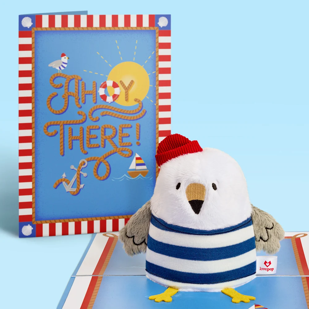 Lovepop 'Ahoy There' Plushpop Card