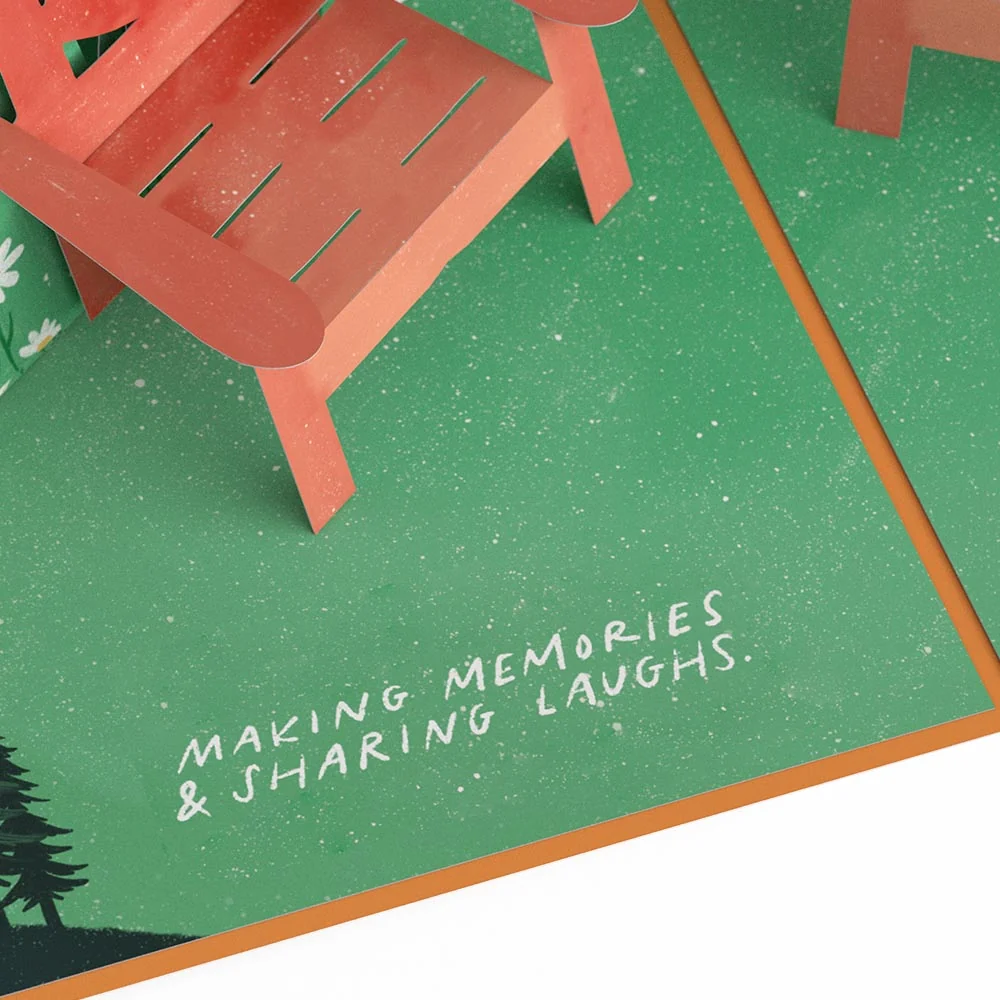 Lovepop Wishing We Were Together Pop-Up Card Chair - Image 3