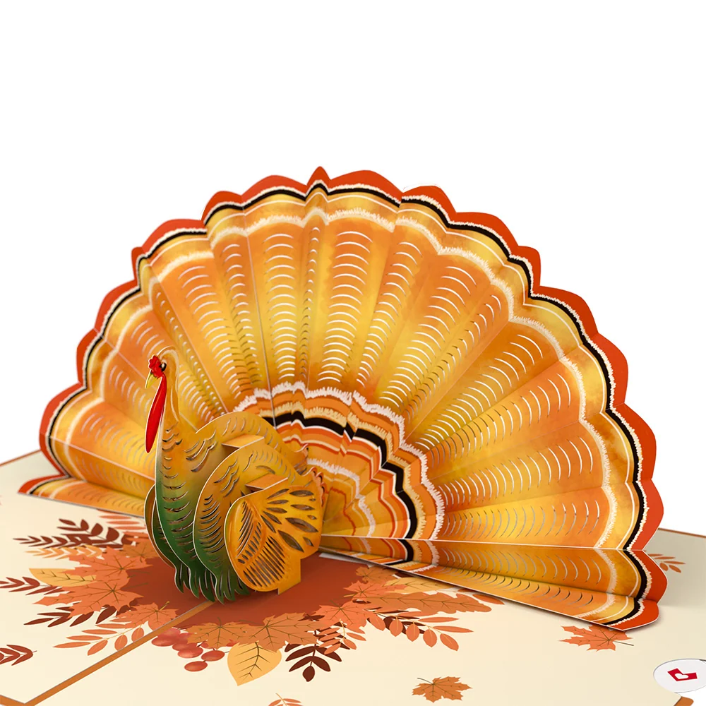 Lovepop Give Thanks Turkey Pop-Up Card - Image 2