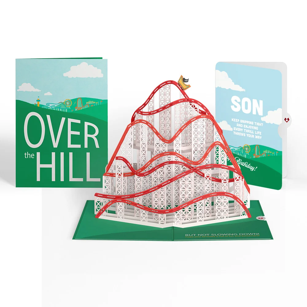 Lovepop Over the Hill Birthday Pop-Up Card and Sentiment Set for Son