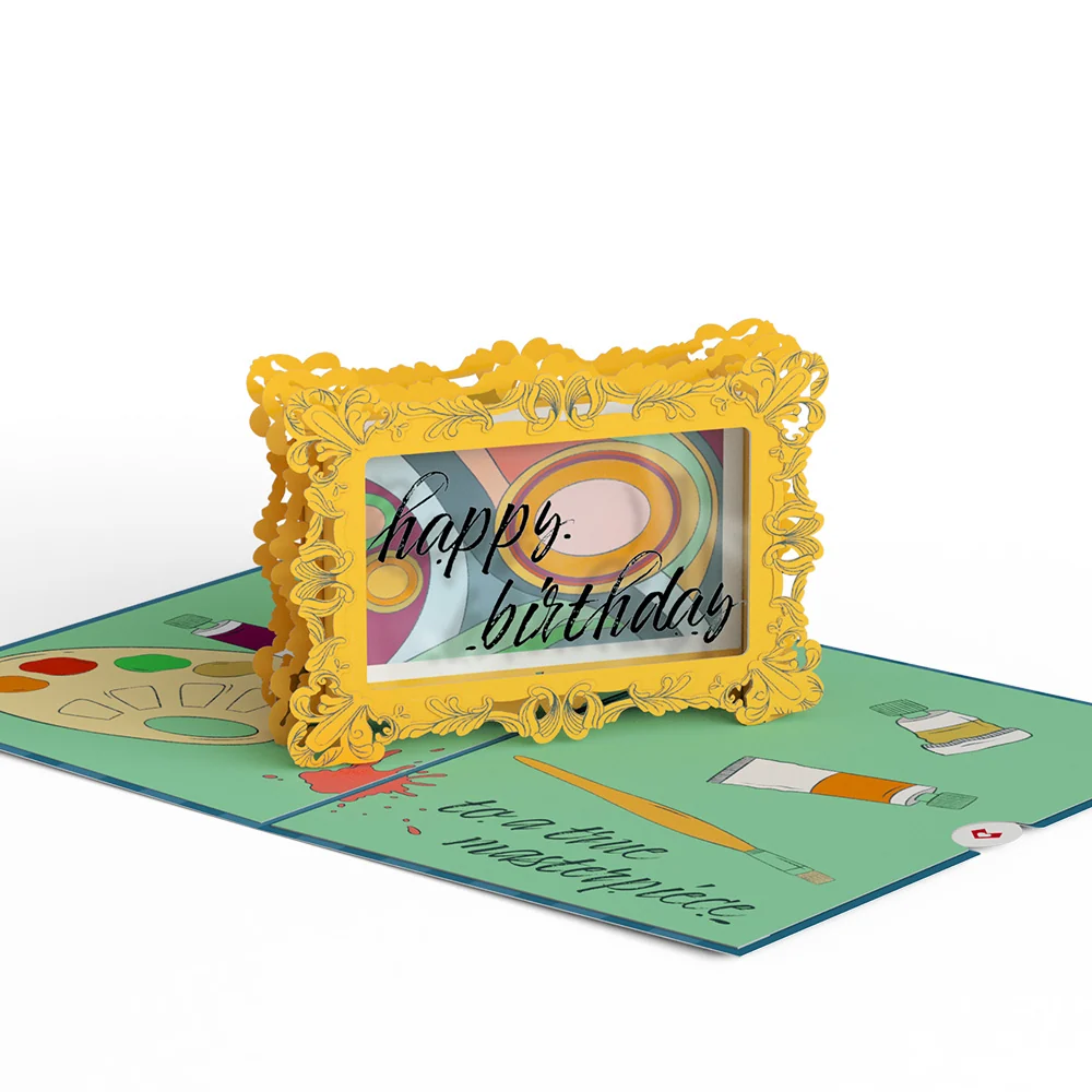 Lovepop Happy Birthday to a True Masterpiece Pop-Up Card - Image 4
