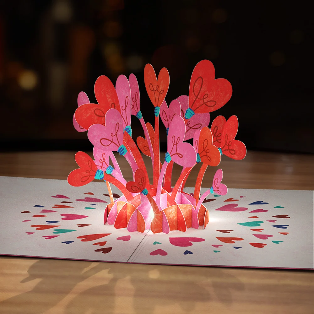 Lovepop You Light Up My Life Light-Up Pop-Up Card - Image 2