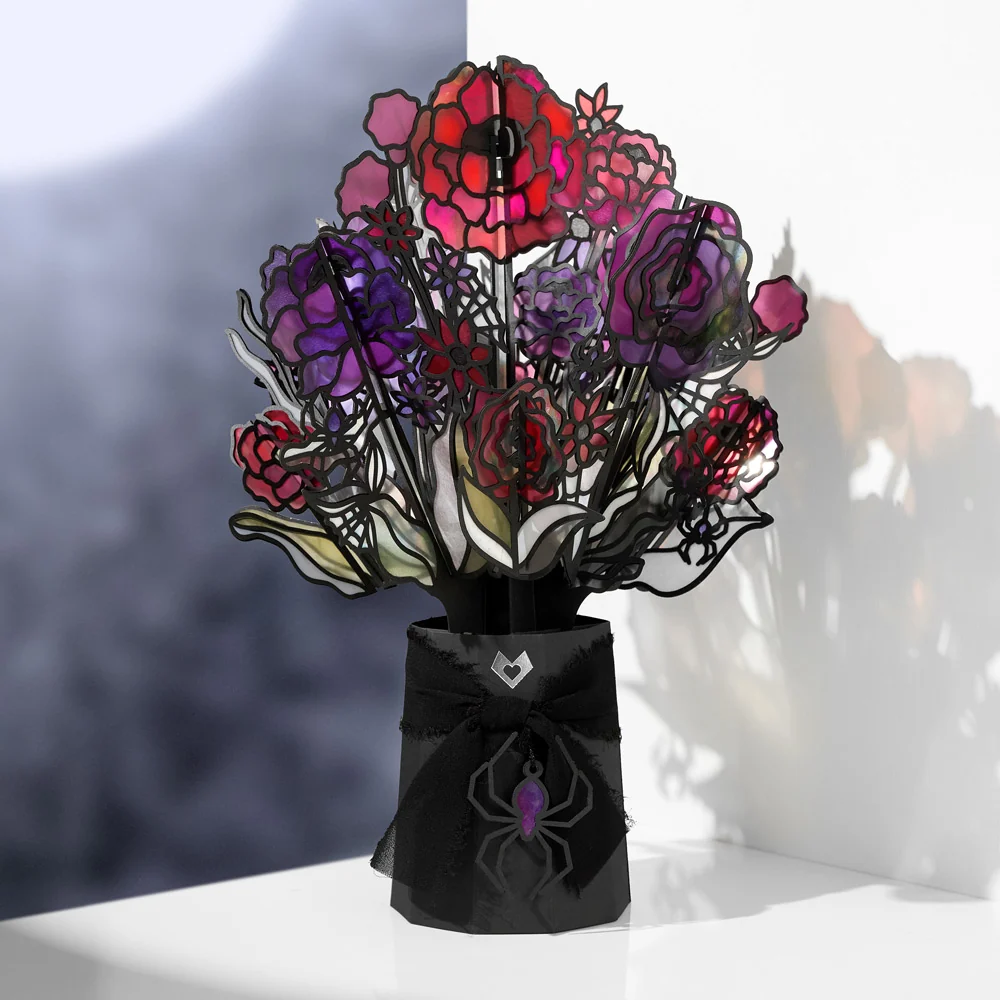 Lovepop Moonlit Amethyst Suncatcher Bouquet Vase