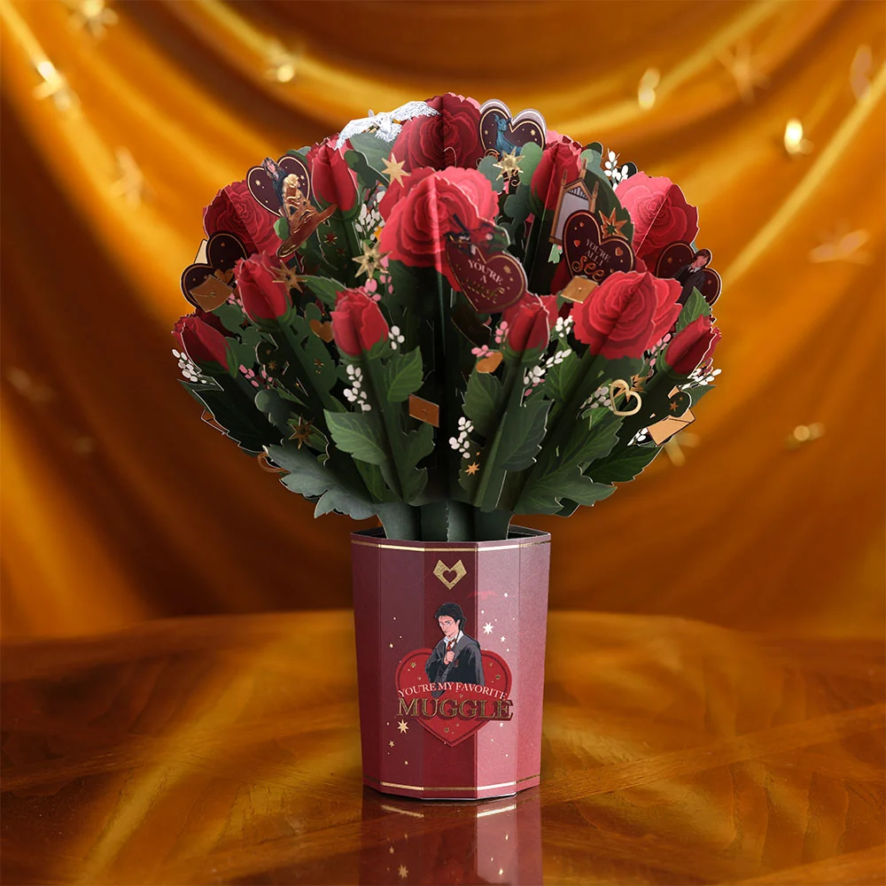 Lovepop Harry Potter Favorite Muggle Pop-up Bouquet