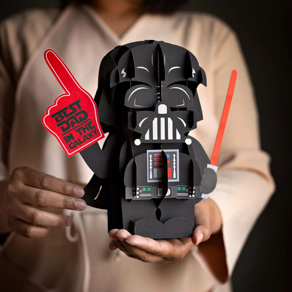 Lovepop Star Wars Darth Vader Best Dad Giant Pop-Up Gift Scale