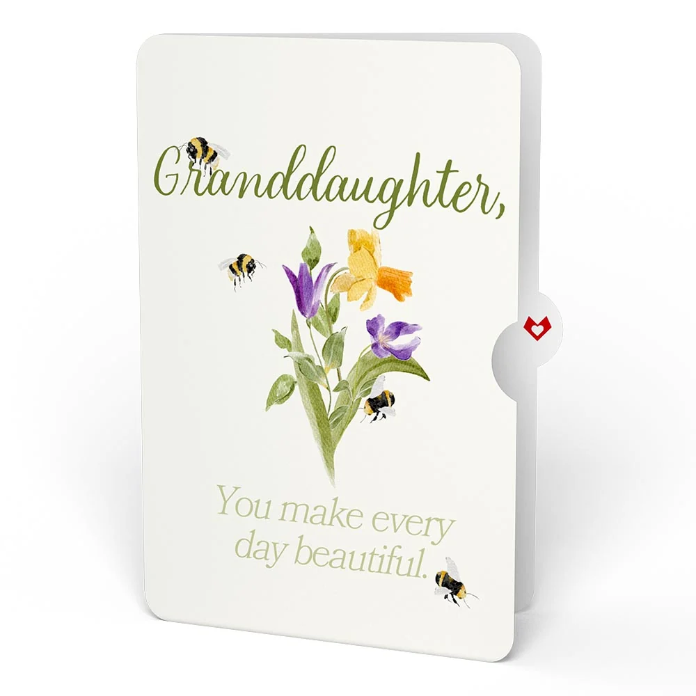 Lovepop Bloom Birthday Pop-Up Card and Sentiment Set for Granddaughter - Image 4