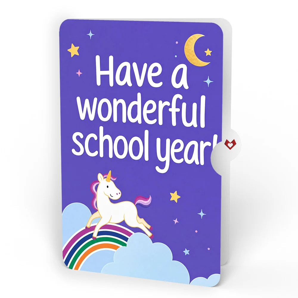 Lovepop 'One of a Kind' Unicorn Encouragement Plushpop Card and Wonderful School Year Sentiment Set - Image 4