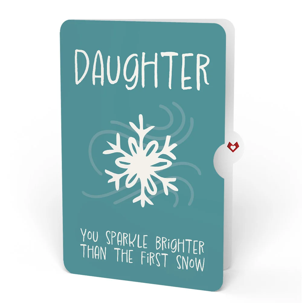 Lovepop Let It Snow Winter Bunny Pop-Up Card and Sentiment Set for Daughter - Image 4