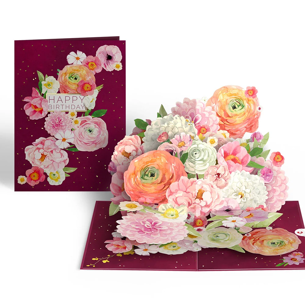 Lovepop Blush Blooms Birthday Pop-Up Card