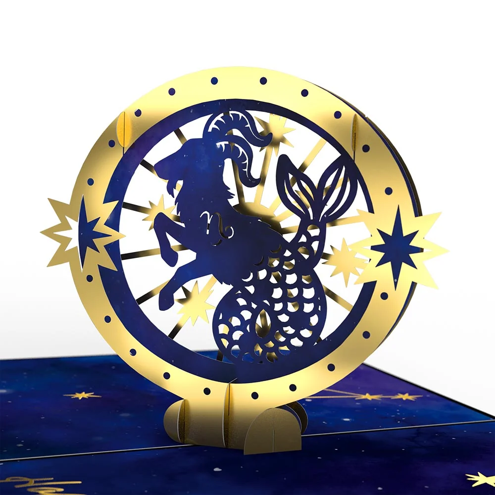 Lovepop Capricorn Zodiac Birthday Pop-Up Card and Sentiment Set - Image 3