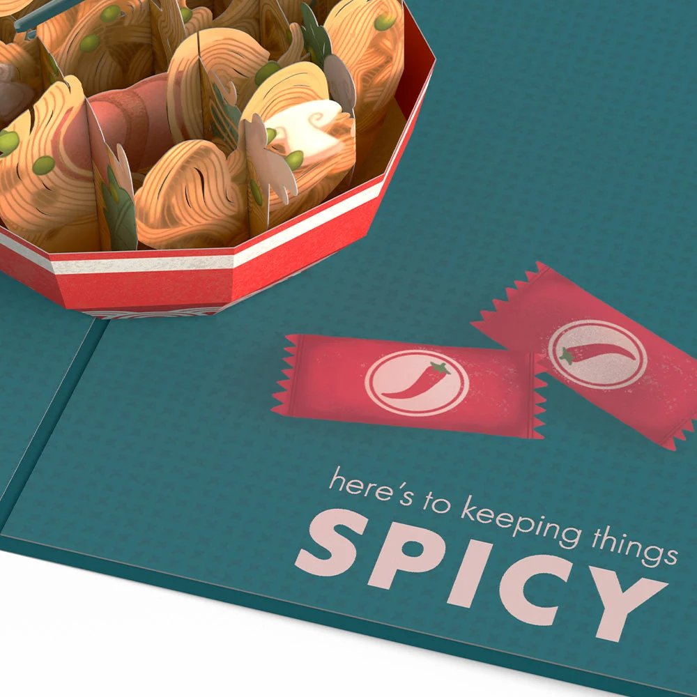 Lovepop Send Noods Spicy Pop-Up Card Bowl - Image 3