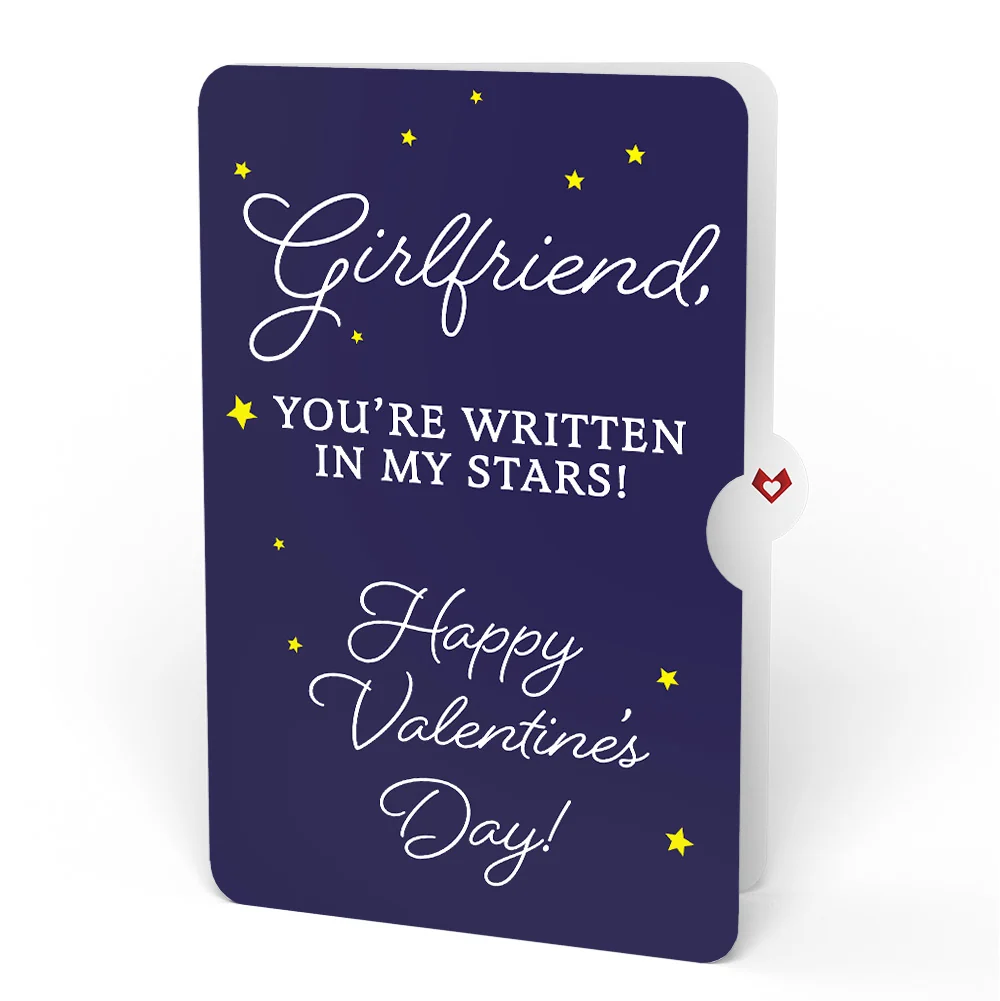 Lovepop You're a Star Valentine Pop-Up Card and Sentiment Set for Girlfriend - Image 4