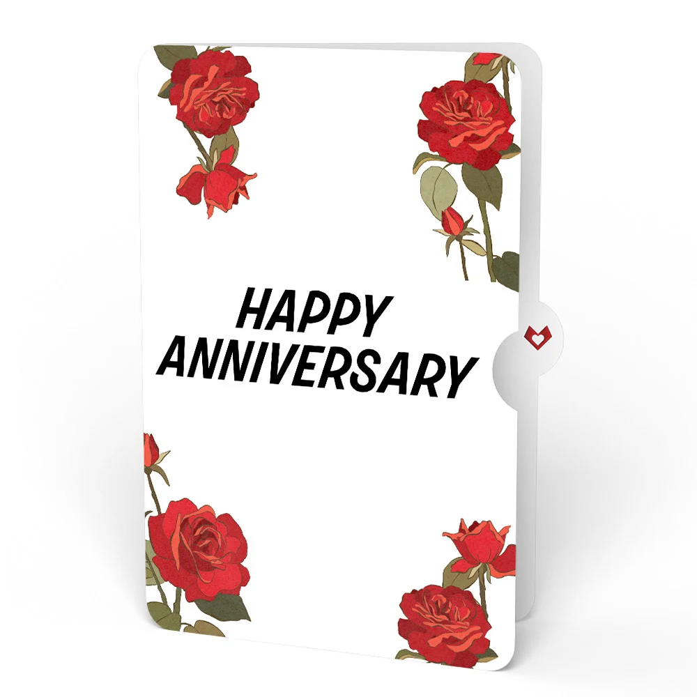 Lovepop Radiant Rose Anniversary Suncatcher Bouquet and Sentiment Set Glass - Image 4